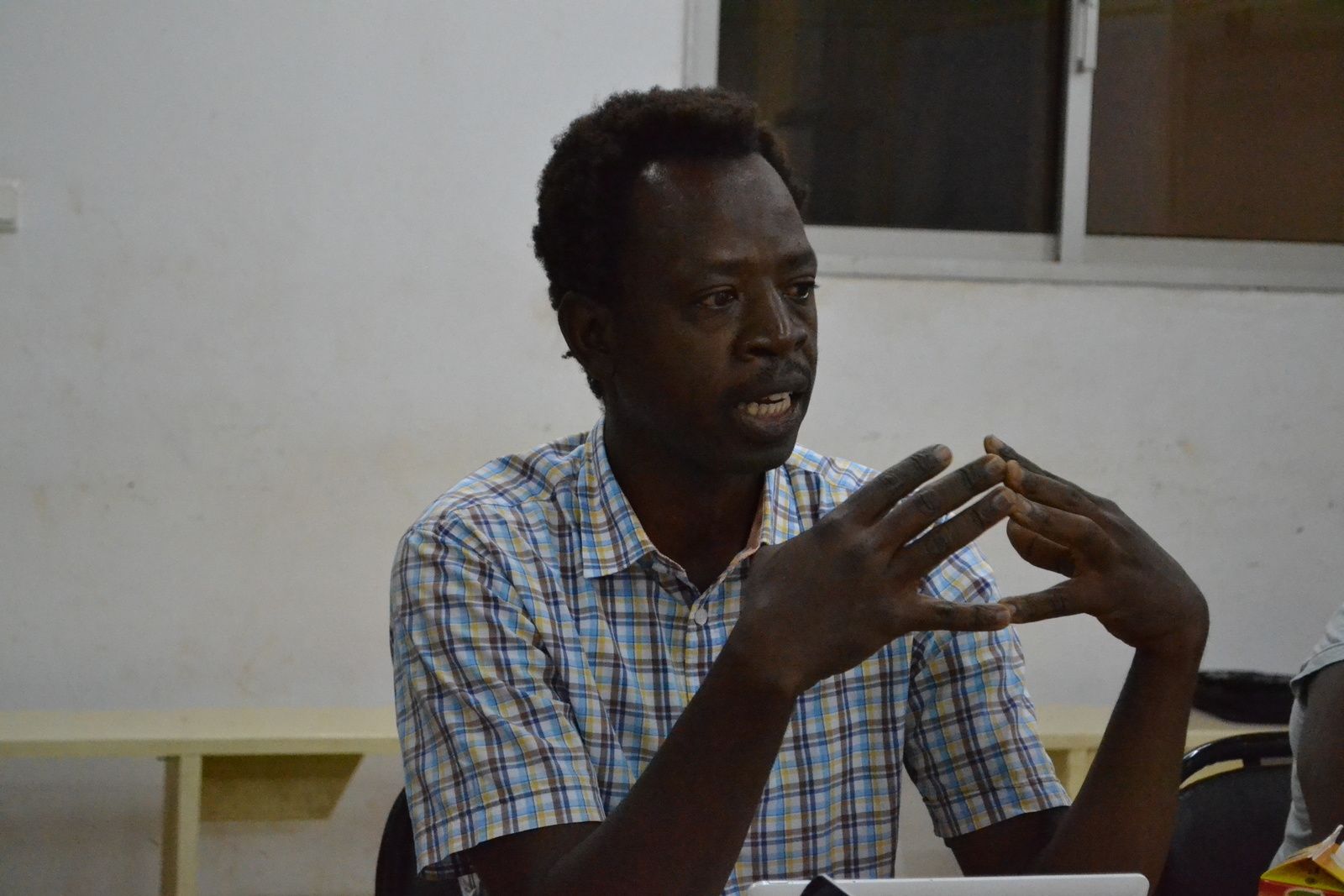 Les participants au Producer Lab et leurs deux coach Angel Diabang et Faissol Gnonlonfin