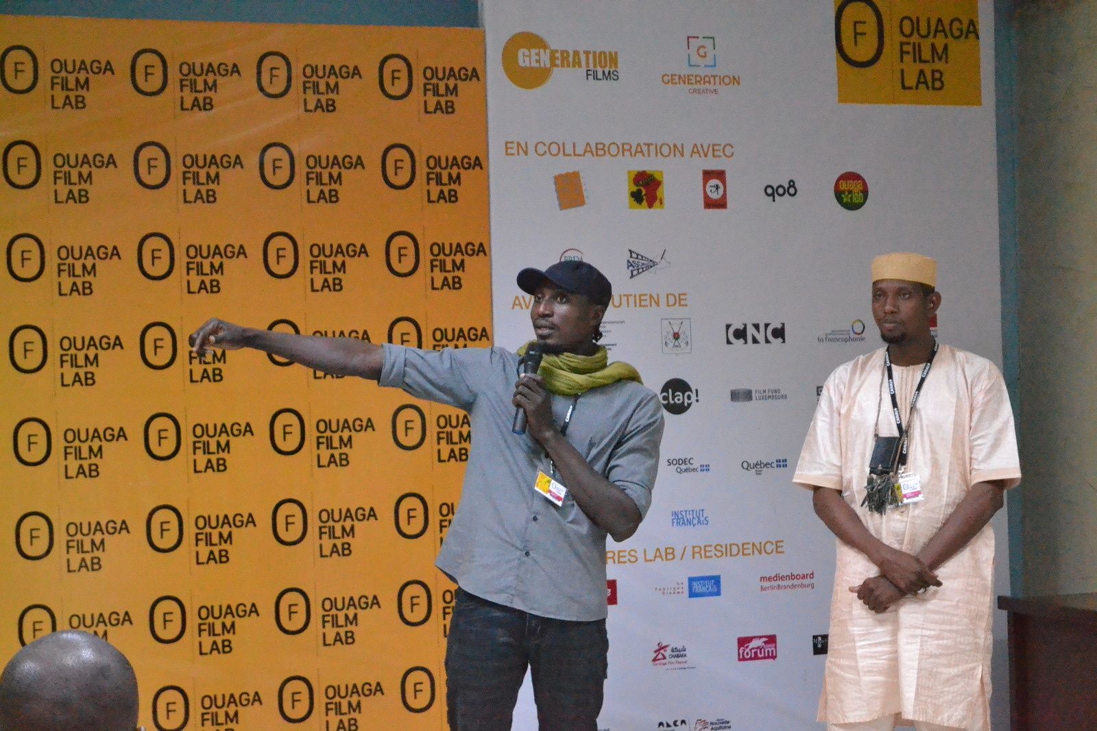 Aboubacar GAKOU et Bassy KONATE du Mali, porteurs du projet "KLEMA" 